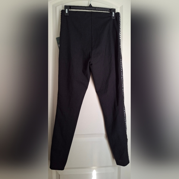 Lyseé NWT strech pants med with white line hi-waist yoga longwear run walk hike - Picture 2 of 9